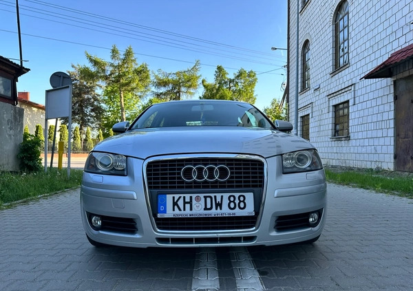 Audi A3 cena 16900 przebieg: 212000, rok produkcji 2007 z Wołczyn małe 301